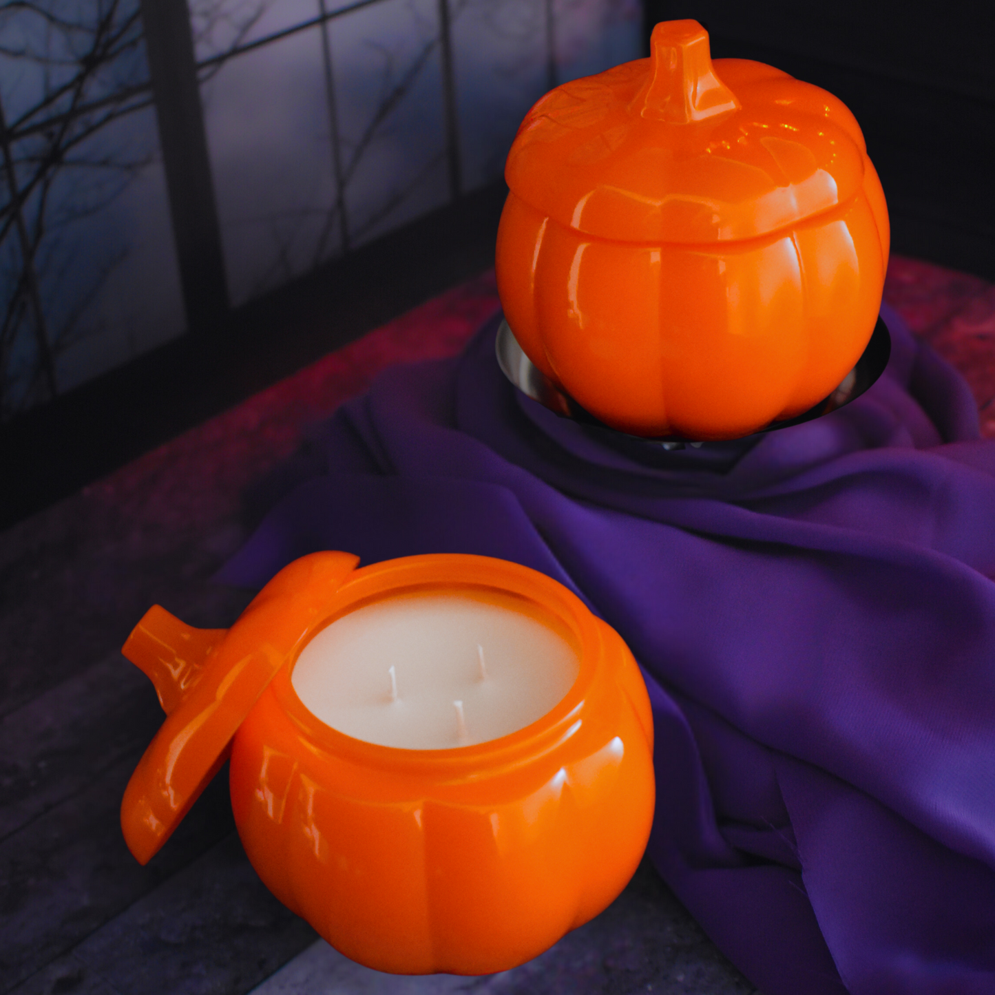 15oz 3-Wick Pumpkin Jar Candle
